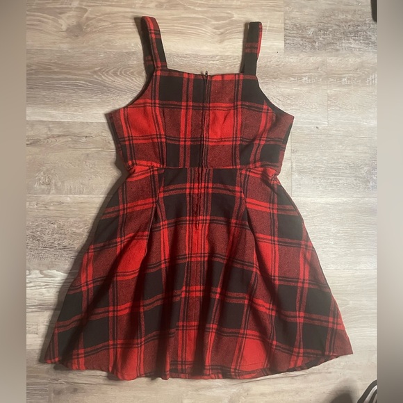 Copper key plaid dress - Picture 6 of 10
